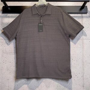 Robert Barakett Iron Gray Polo Shirt XXL NWT